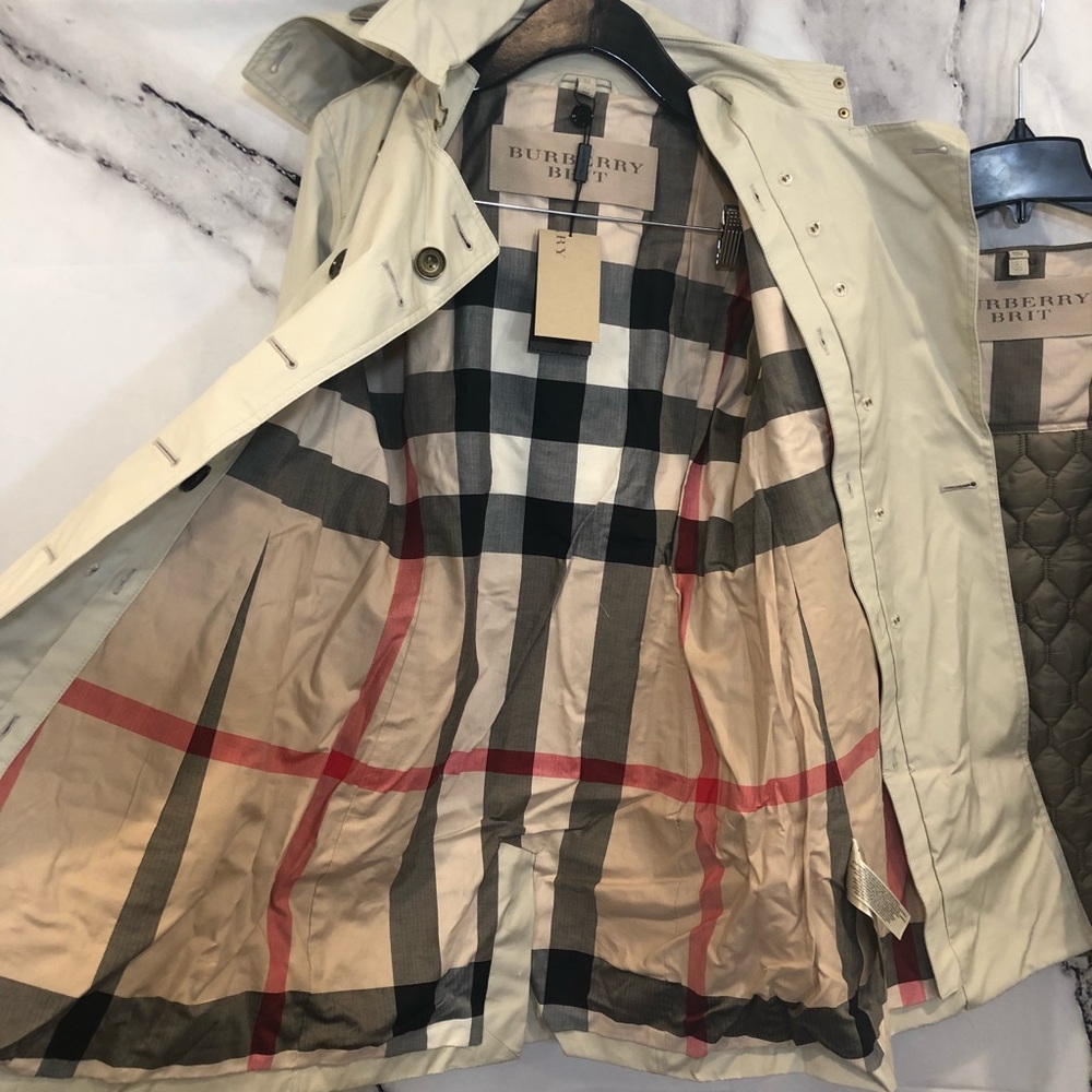 Natural reymoore with Detachable Hood & Liner Coat - Picture 7 of 8